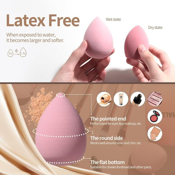 Makeup Brush and Sponge set - Picture 4 of 6